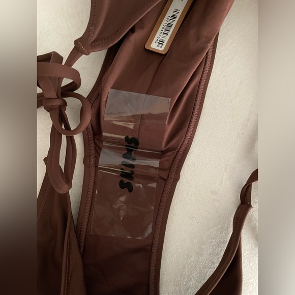 NWT Skims Two Piece Swimsuit Bikini Top & Bottom Cocoa Color Size 2X - Picture 7 of 12